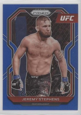 2021 Panini Prizm UFC Blue Prizm 111/199 Jeremy Stephens #54 4g8
