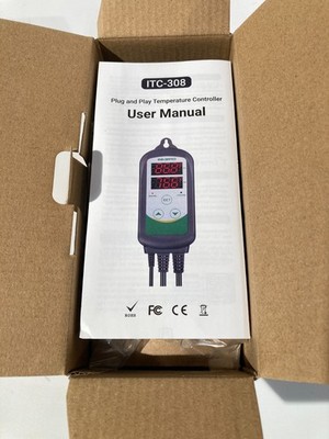 Inkbird WiFi ITC-308 Digital Temperature Controller Thermostat Remote - New