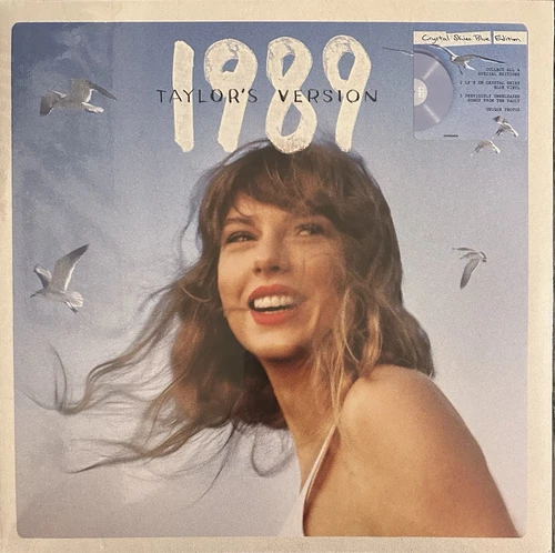 TAYLOR SWIFT 1989 TAYLOR'S VERSION CRYSTAL SKIES BLUE EDITION 2X VINYL LP NO S/H