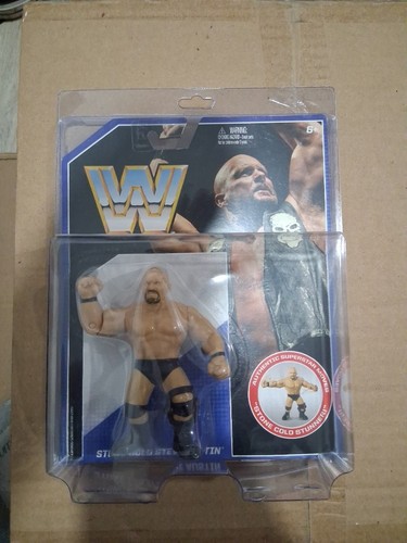 WWE Mattel Retro WWF Hasbro Style Stone Cold Steve...