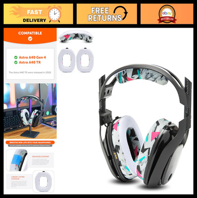 Cooling Gel Earpads & Headband Replacement for Astro A40 Gen 4 & TR | Comfort &