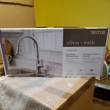 Allen Roth-Kitchen Faucet-NEW-Evanston Pull-Down Stainless Steel Single Handle.