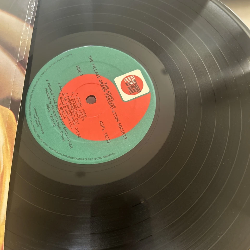 The Kinks- The Village Green Preservation Society Vinyl Stereo NSPL 18233- NMINT - Image 3 of 4