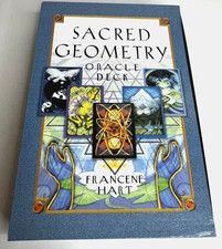 Sacred Geometry Oracle Deck  by Francene Hart - 64 Color Cards & Book