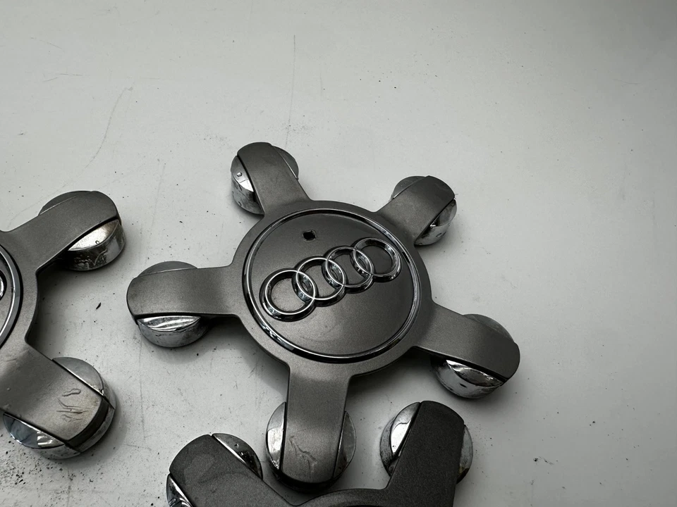 AUDI Q5 2009-2017 TAPAS CENTRALES GRISES - JUEGO DE 4 - 8R0 601 165 - OEM Foto 3 de 4