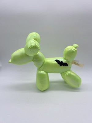 MTY International Iridescent Green Halloween Balloon Dog Plush Stuffed Toy 11 