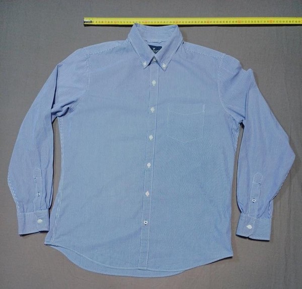 Men American Eagle Shirt White Cotton 40 /L / 48