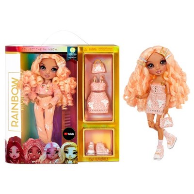 Rainbow High Modepuppe - Mit 2 Outfits zum Kombinieren und Puppen-Accessoires - 