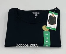 Seg’ments Women's 100% Merino Wool Top, Black, Size XL