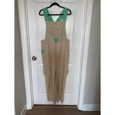 Free People Movement Morning Meadow Jumpsuit Oatmilk Spearmint XL