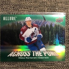 2024-25 UD Allure Across The Pond Green Mikko Rantanen