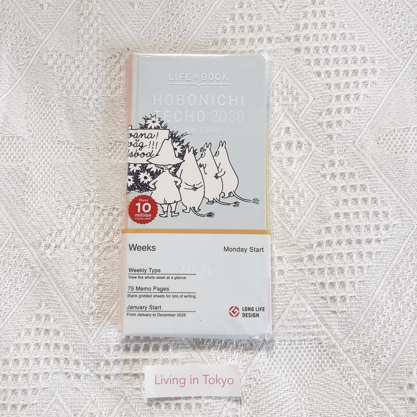 Hobonichi Techo Weeks 2026 English Moomin Outdoor Dance Floor Planner Japan