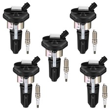 BDFHYK Ignition Coil Pack UF303 and Iridium Spark Plugs 5019 Compatible with Che