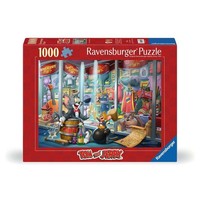 Ravensburger Puzzle - Ruhmeshalle Von Tom & Jerry, 1000 Teile