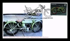 US COVER CLEVELAND 1918 AMERICAN MOTORCYCLES FIRST DAY ISSUE GG CACHET