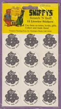 READ Vintage CTP 1977 Scratch & Sniff Sticker Pack LICORICE