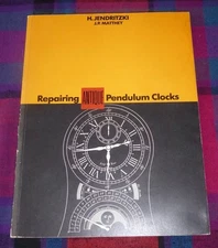 REPAIRING ANTIQUE PENDULUM CLOCKS rare book 1978