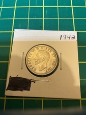Canada 1942 25 Cents Quarter Dollar Silver Coin .800