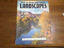 Vintage How to Draw and Paint Landscapes 8 by Walter Foster Softcover Book
