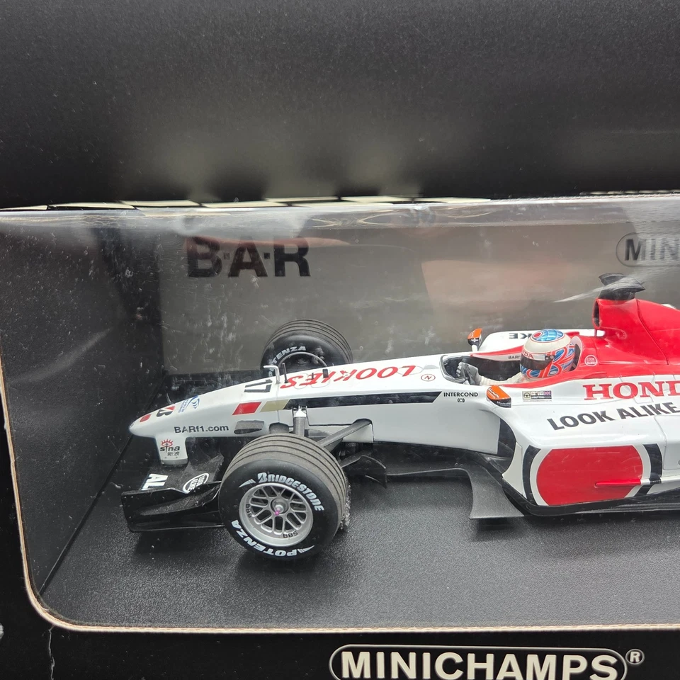 MINICHAMPS 1/18 BAR Honda 005 Jenson Button LUCKY STRIKE 100030017 B.A.R - Image 4 of 4
