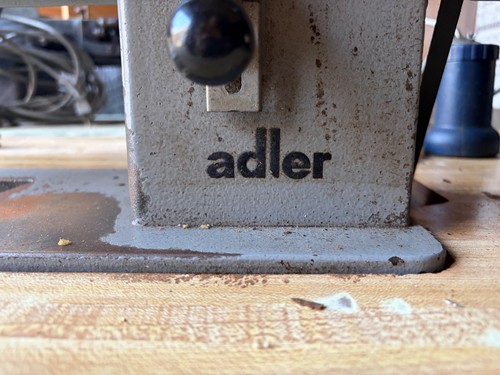 Adler 267 GK-373 Used Heavy Duty Sewing Machine and Extras