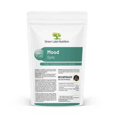 Mood Sync | Advanced Mood Balance | 5-HTP, L-Tryptophan, Inositol, Vit B6 Vit B9