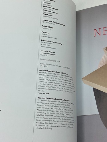 Aperture Magazine No.220 Fall 2015 "The Interview Issue" - Picture 8 of 17