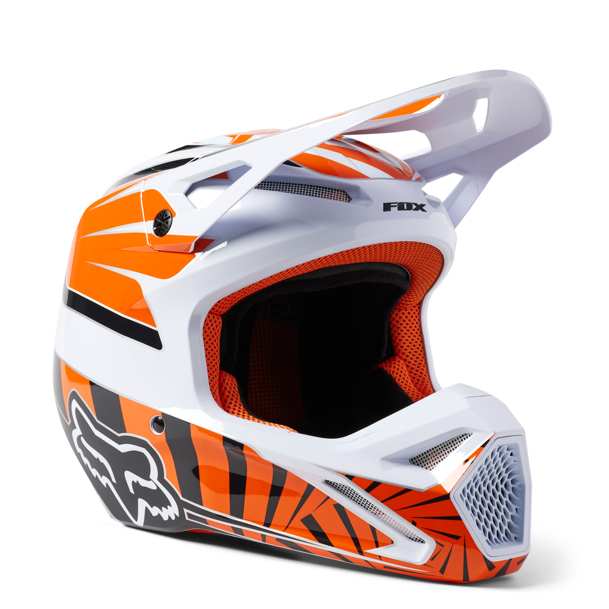 New Fox Racing V1 Goat Helmet, Orange, Small, 29661-009-S | eBay