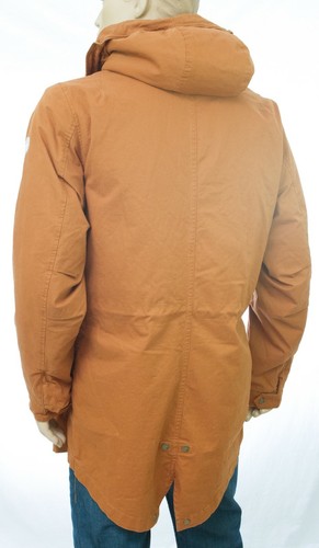 Scotch & Soda Men's Classic Hooded Warm Parka Ocher Size XL - Picture 5 of 12
