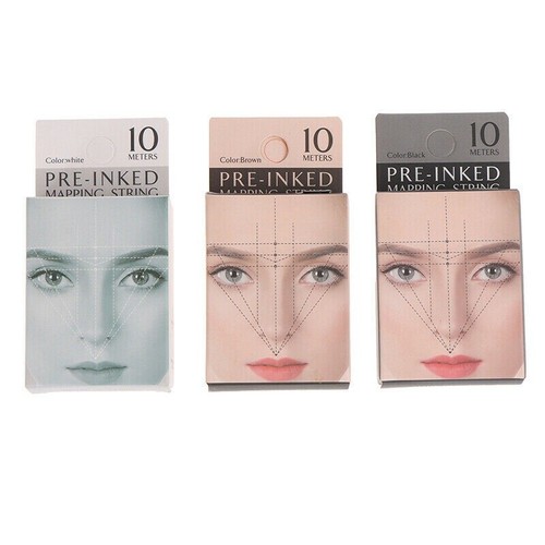Microblading Tool String PreInked Mapping String Thread Brow Eyebrow Marker - Picture 2 of 14