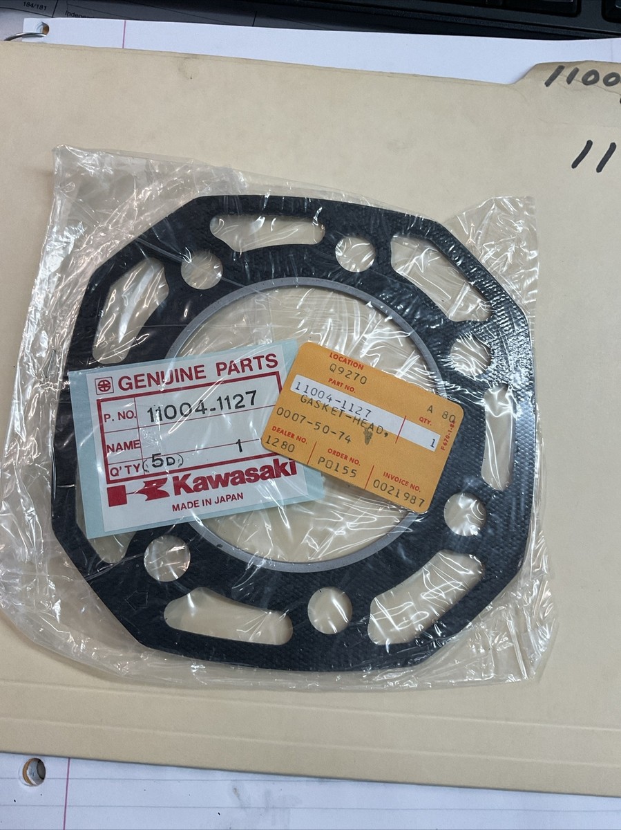 1985 KAWASAKI KX500 CYLINDER HEAD GASKET 11004-1127 OEM NOS | eBay