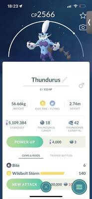 Pokemon Go Legendärer Thundurus ( Normal )