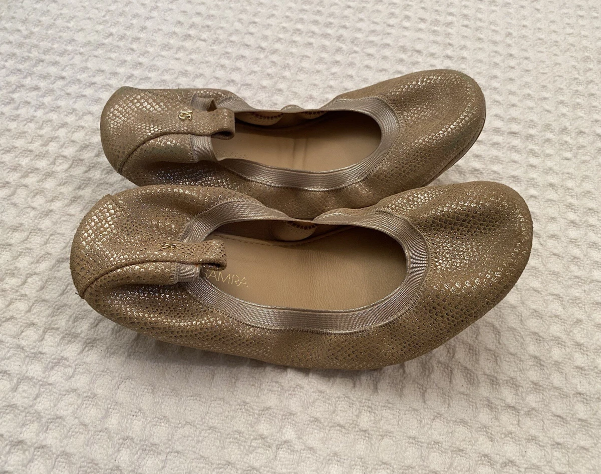 Yosi samra shop gold flats