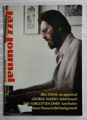 Vintage Magazine Jazz Journal Int'l March 1985 Bill Evans George Masso       168