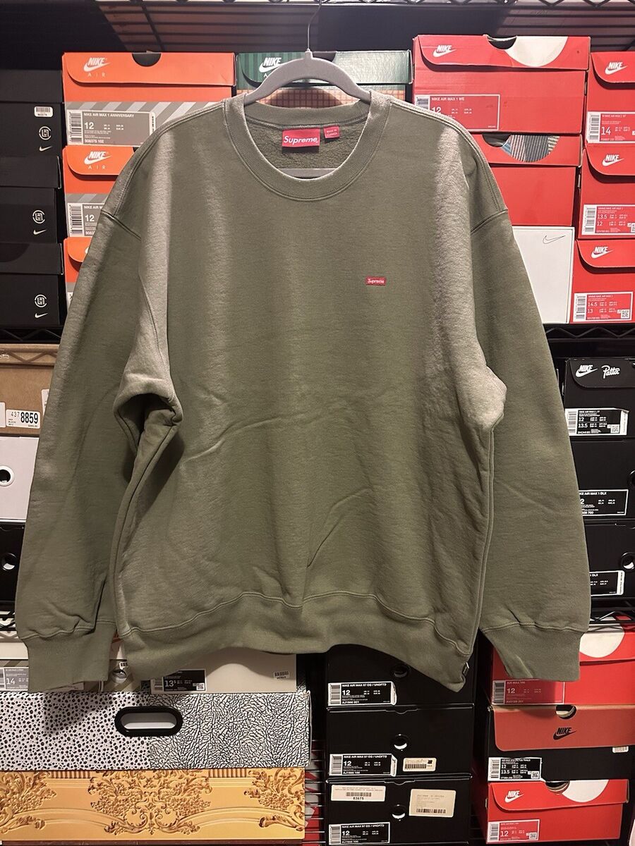 Supreme Small Box Crewneck - Olive Size XL FW21 | eBay Supreme Small Box Crewneck - Olive Size XL FW21 | eBay