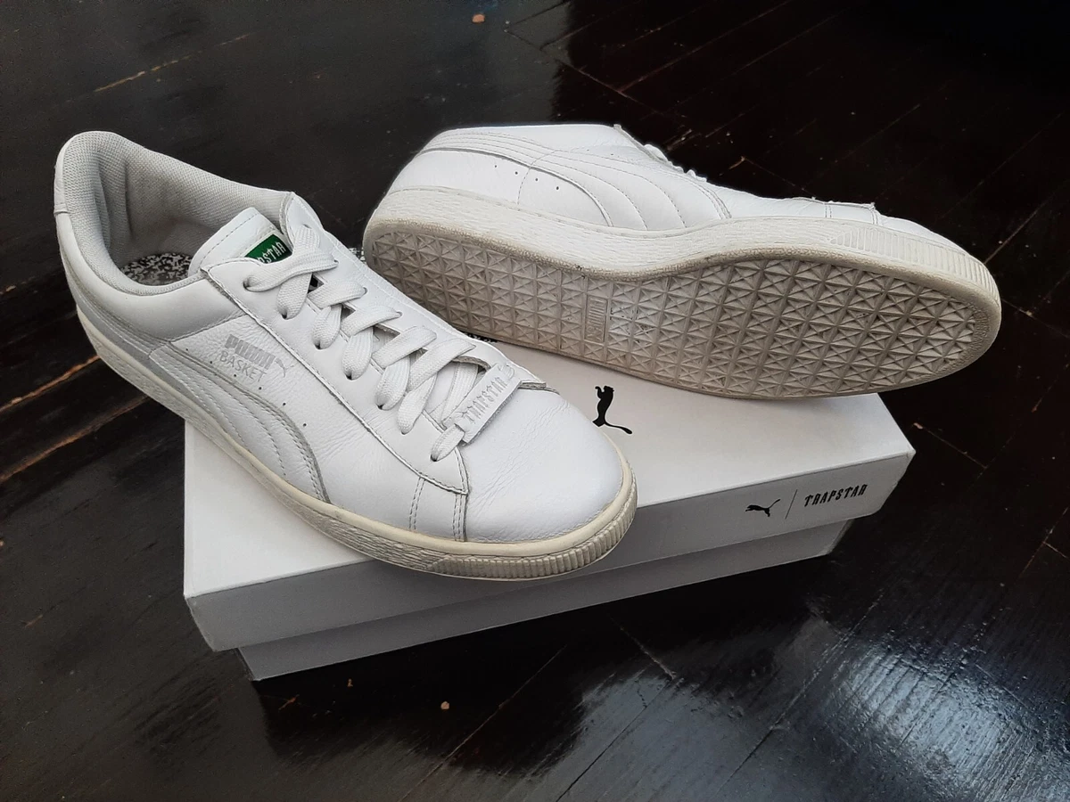 Size 10 PUMA Basket x Trapstar White