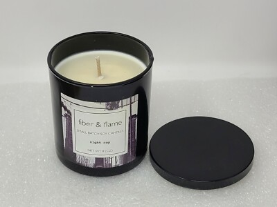 Fiber & Flame Small  Batch Soy Candle Night Cap 8 oz