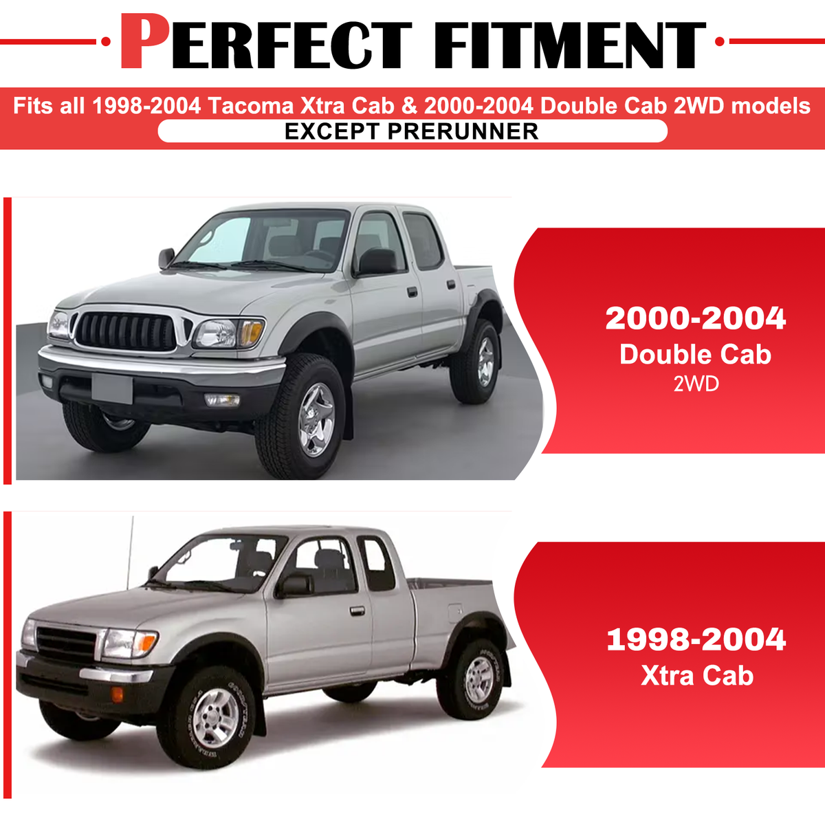 Front Frame Section For 1998-2004 Tacoma XtraCab & 2000-2004