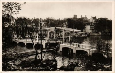 CPA AK AMSTERDAM C. Amstel mit magerer Brücke. NIEDERLANDE (624771)