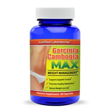 Pure Garcinia Cambogia 1300 MG Natural HCA Natural 60 Capsules