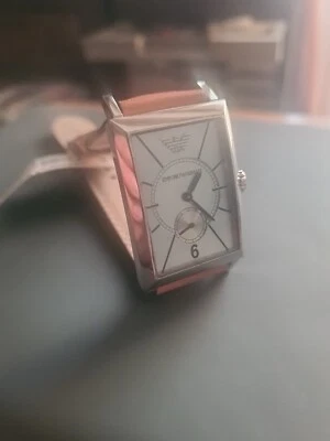 EMPORIO ARMANI AR0128 STAINLESS STEEL WR 50M Neuf De Stock lire Le Descriptif - Photo 1/4