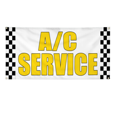 Vinyl Banner Multiple Sizes A C Service Car Body Shop Repair Business Automotive