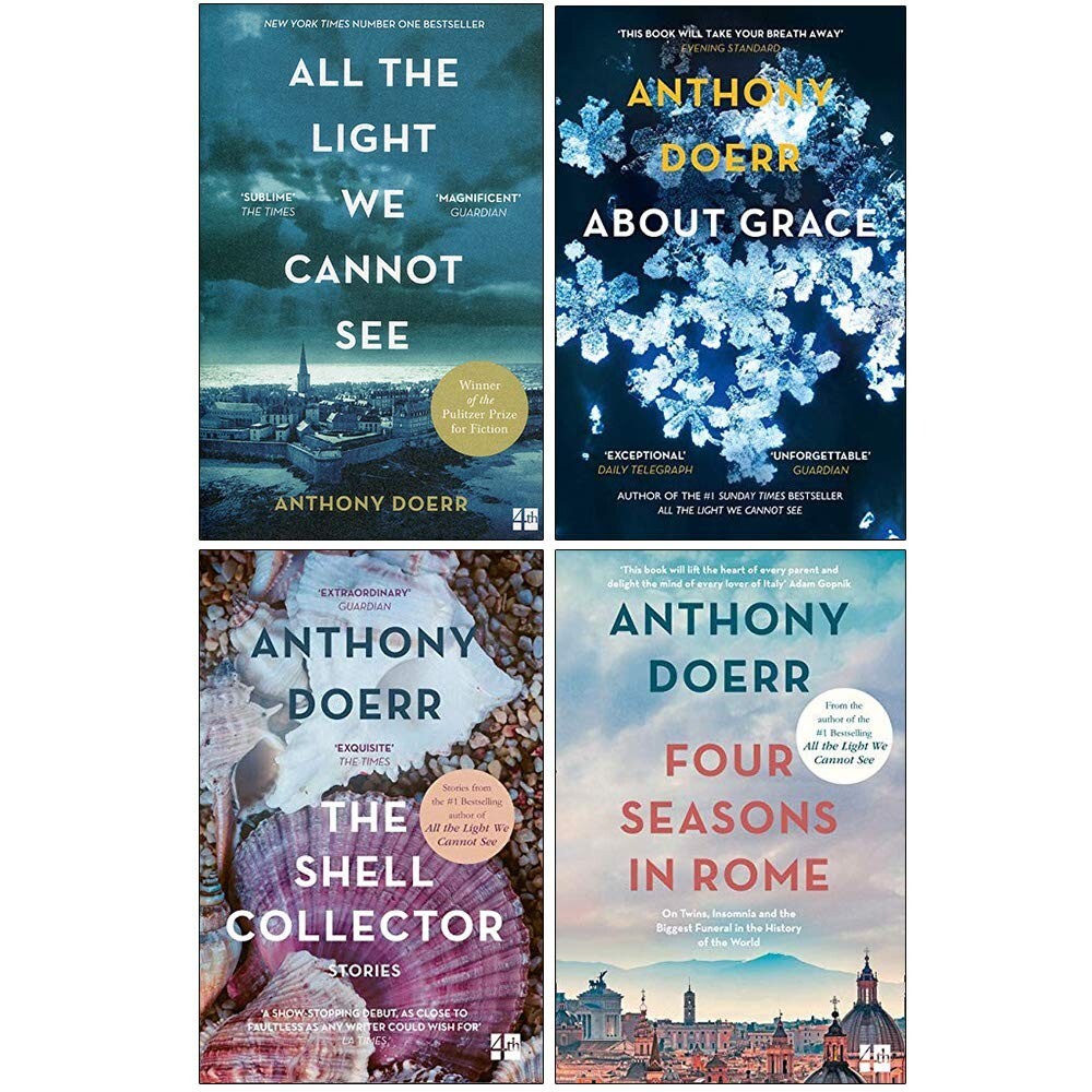 Anthony Doerr Collection 3 Books Set All The Light We Cannot See, About Grace - Image 2