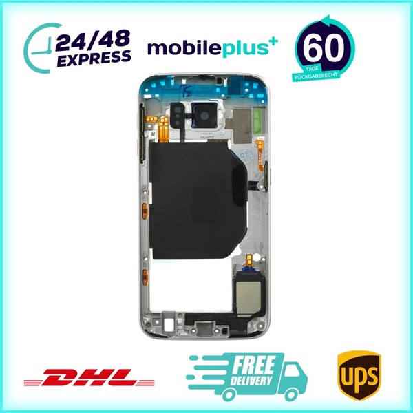 Original Mittelrahmen FüR Samsung Galaxy S6 G920F Schwarz GH96-08583A-image