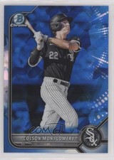 2022 Bowman Chrome Draft Sapphire Edition Colson Montgomery #BDC-54 5lq