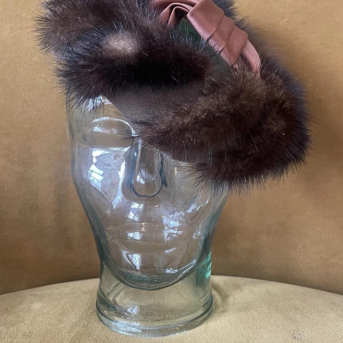 Fur Pink Vintage Hats for Women for sale | eBay