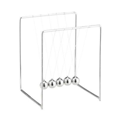 Newton Pendel, 5 Kugelpendel für Schreibtisch, Kugelspiel Newton Kugelstoßpendel