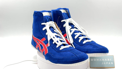 ASICS 1083A001 EX-EO Boxing Wrestling Shoes TWR900 Successor Blue
