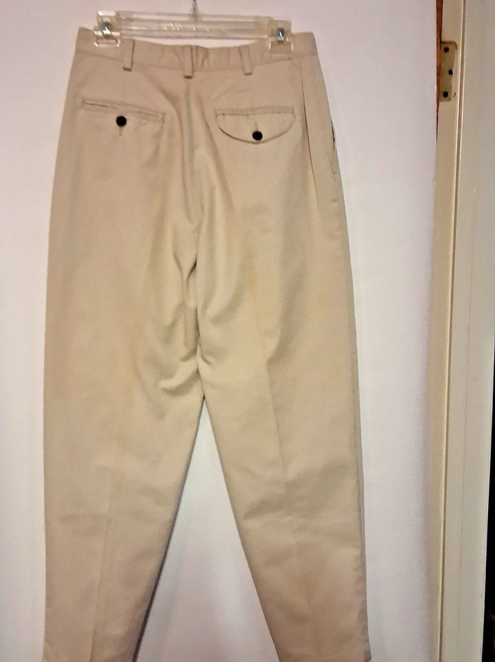 Dockers Women's Khakis Petite 10 Pleated Front 100% Cotton - Image 2 of 4