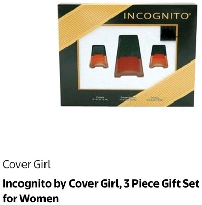 Incognito For Men Set: Cologne+Cologne+Cologne (0.5+0.1+0.1)oz Shopworn New